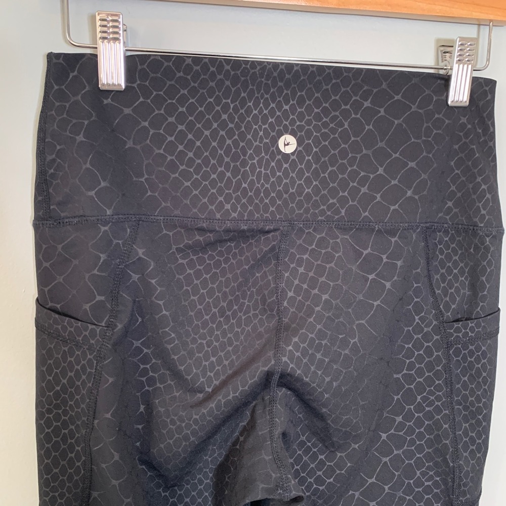 90 Degree By Reflex Black Python Embossed High Wa… - image 5